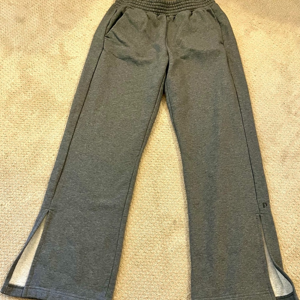 Pact Organic Women's M Grey Heather Courtside Classic Sweatpant